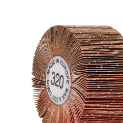 flap wheels with pin and abrasive wheel with hole'