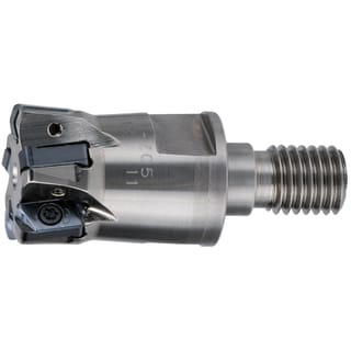 Frezy do wysokiego posuwu z płytkami dwustronnymi z trzpieniem gwintowanym TUNGALOY DOFEEDMINI