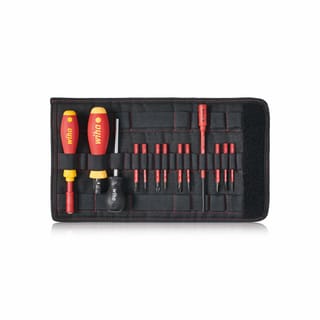 Juegos de destornilladores dinamométricos aislados hasta 1000 voltios TorqueVario®-S electric WIHA