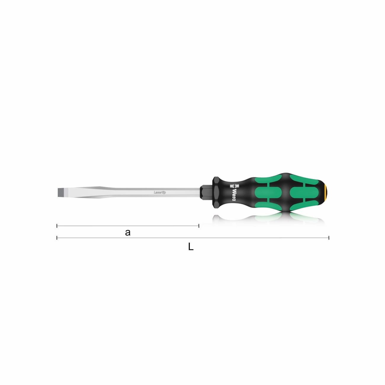 Screwdrivers for slotted screws WERA 334 SK