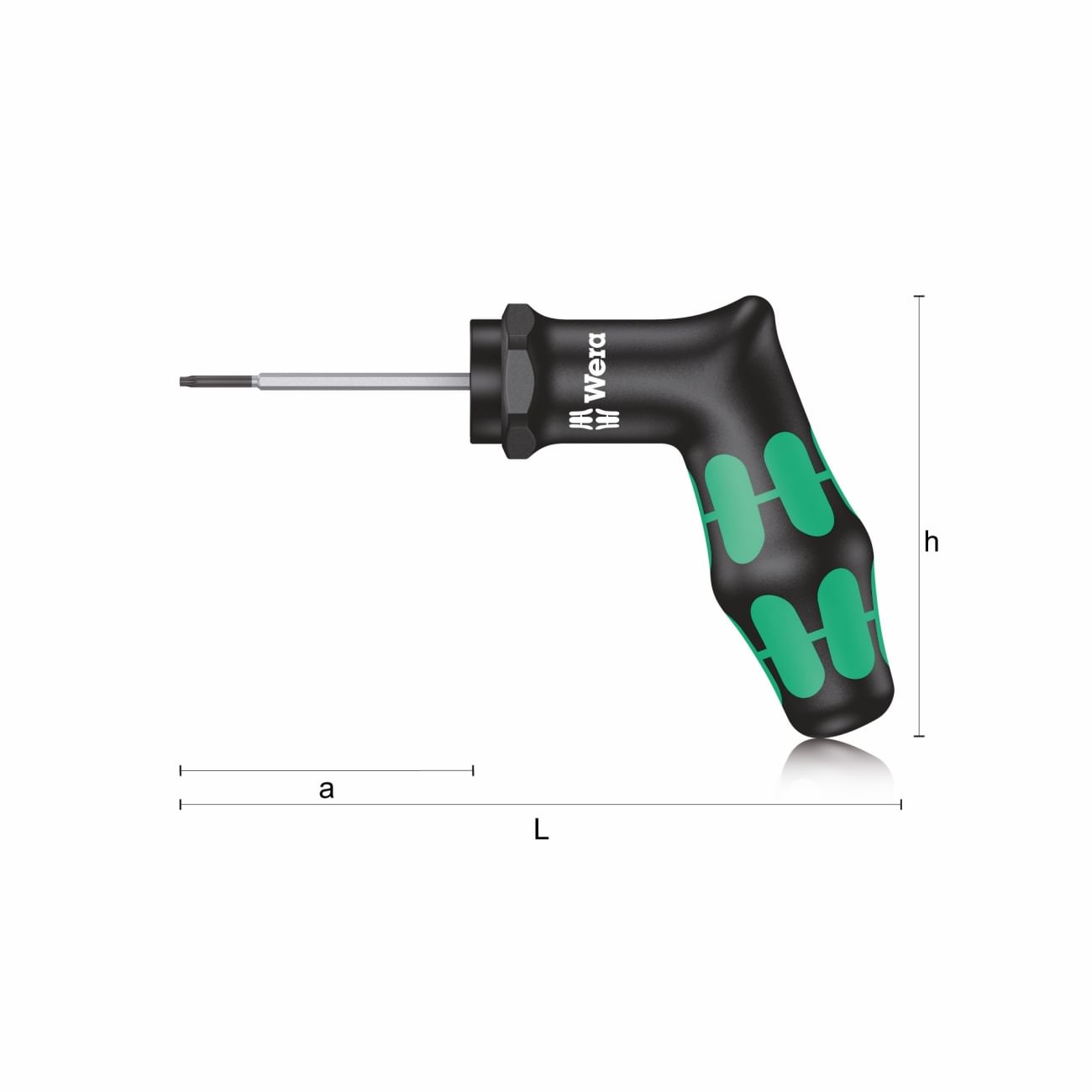 WERA, Voreingestellte Drehmomentindikatoren für Torx-Plus-Schrauben, 300 IP, mit Pistolengriff