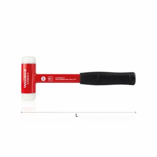 Mazzuole antirimbalzo in poliuretano WODEX WX5600-RED