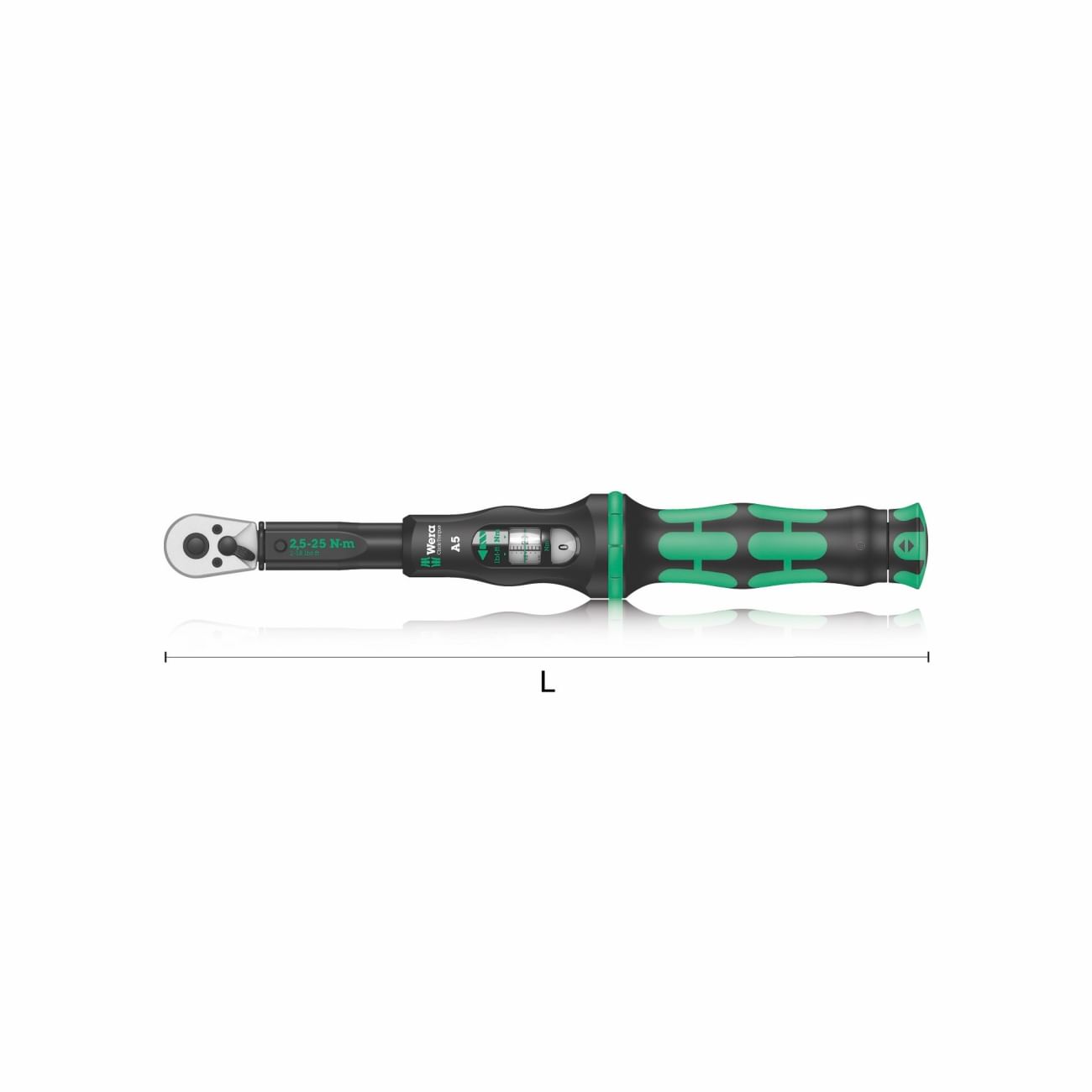 Square drive torque wrench Click-Torque A5 - B1 - C2 - C3 WERA
