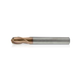 Solid carbide end mill 3 - 16 mm 2 cutting edges short right helix 30° with sharp edge KERFOLG