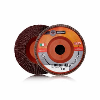 Discos laminares con soporte de plástico y tela abrasiva de corindón WRK BULLDOG PLASTICA BULLDOG PLASTICA WRK