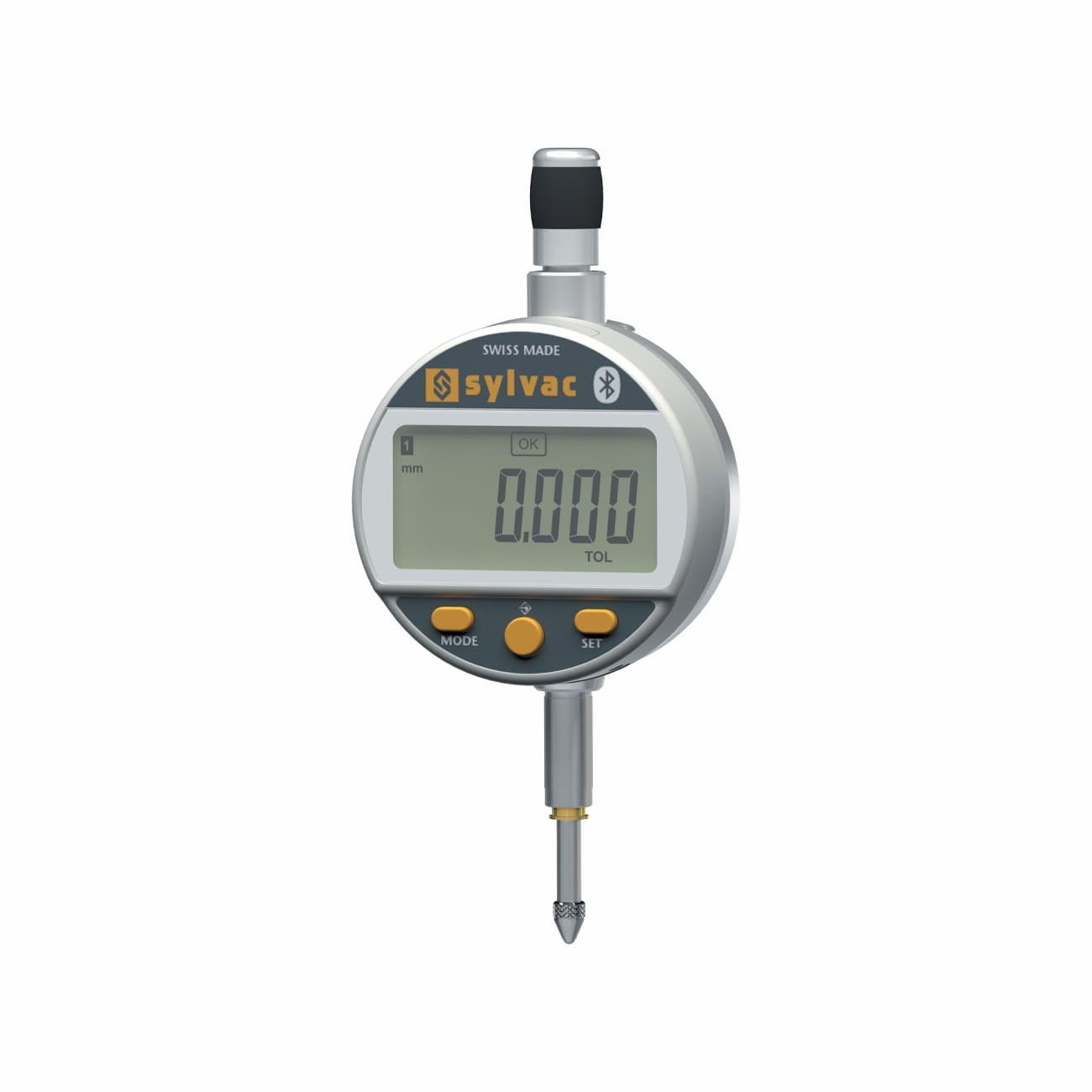 Comparatore digitale IP54 con Bluetooth® e preset Ø 59,5 S_Dial WORK Smart SYLVAC