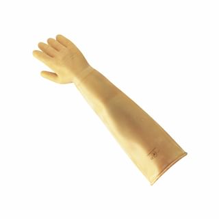 Guantes de trabajo de látex chagrinado