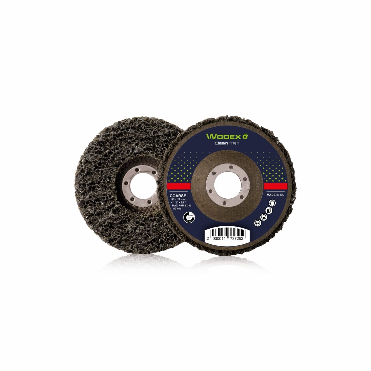 Discs for surface treatment WODEX CLEAN TNT