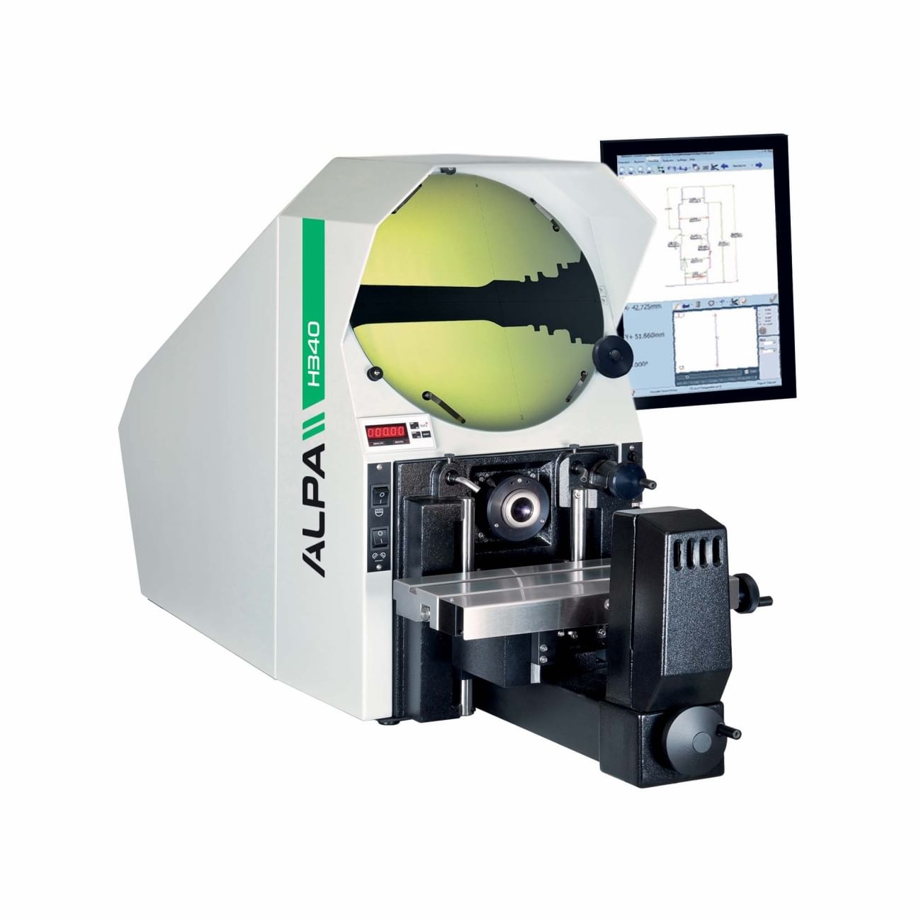 Proiettore&#x20;di&#x20;profili&#x20;orizzontale&#x20;ALPA&#x20;LA020