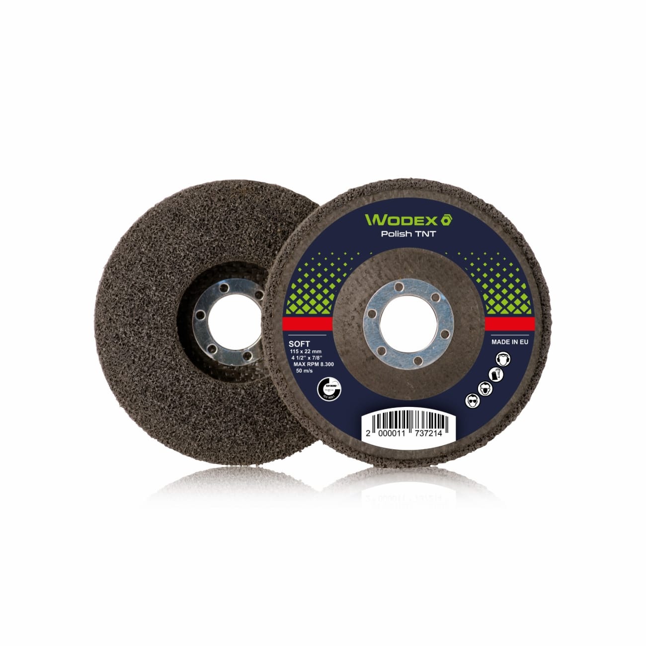 Discs for surface treatment WODEX POLISH TNT