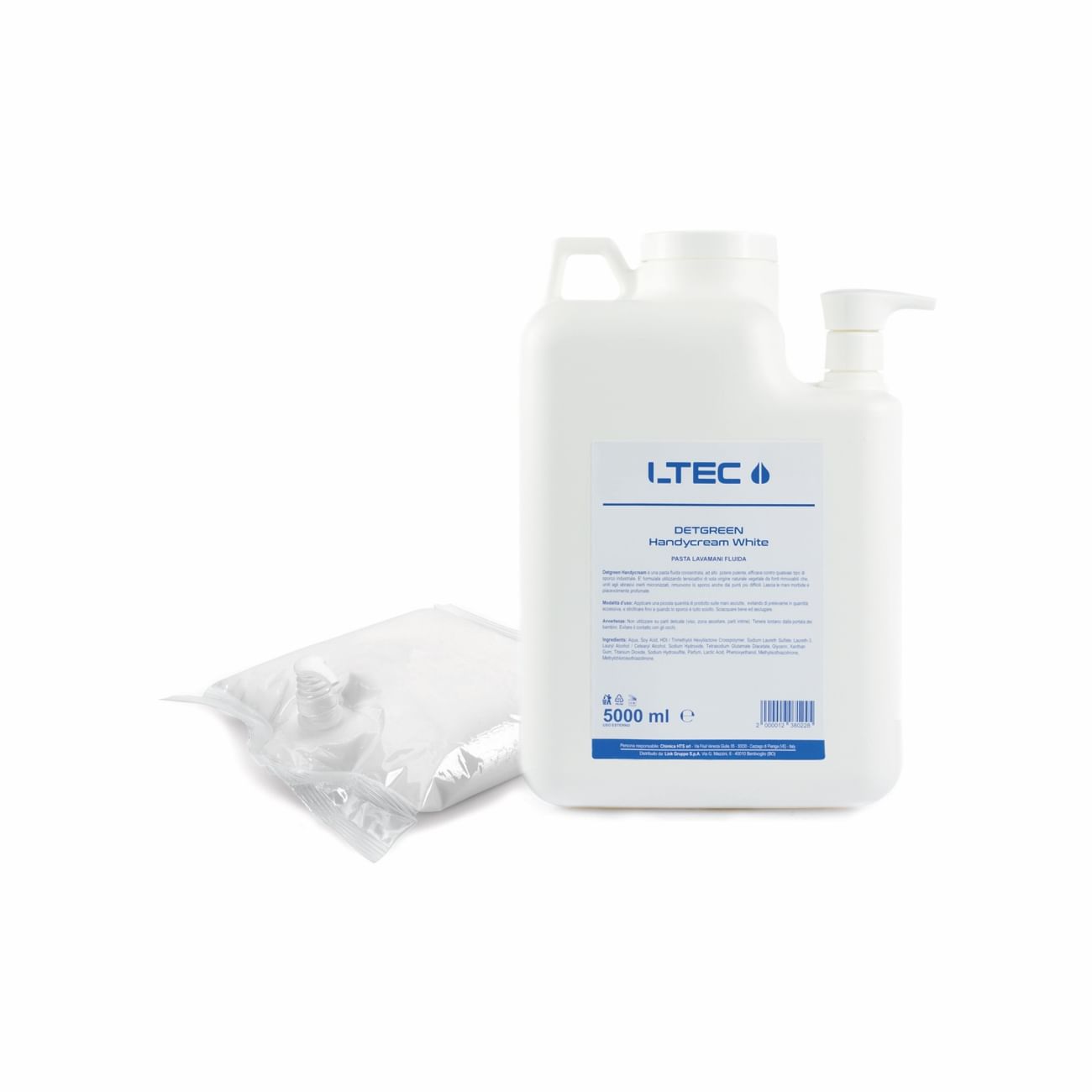Hand-wash cream LTEC DETGREEN HANDYCREAM WHITE