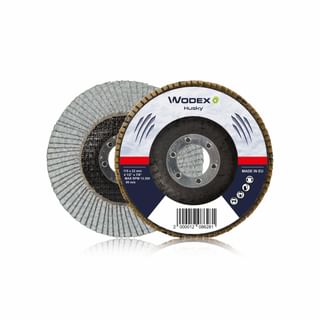 Discos laminares con soporte de fibra y tela de estearato de circonio WODEX HUSKY
