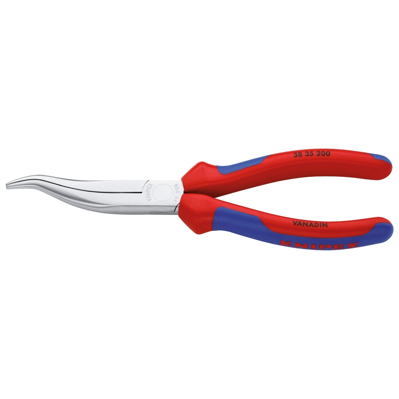 Alicates para mecánica de boca semicircular arqueada KNIPEX 38 35 200