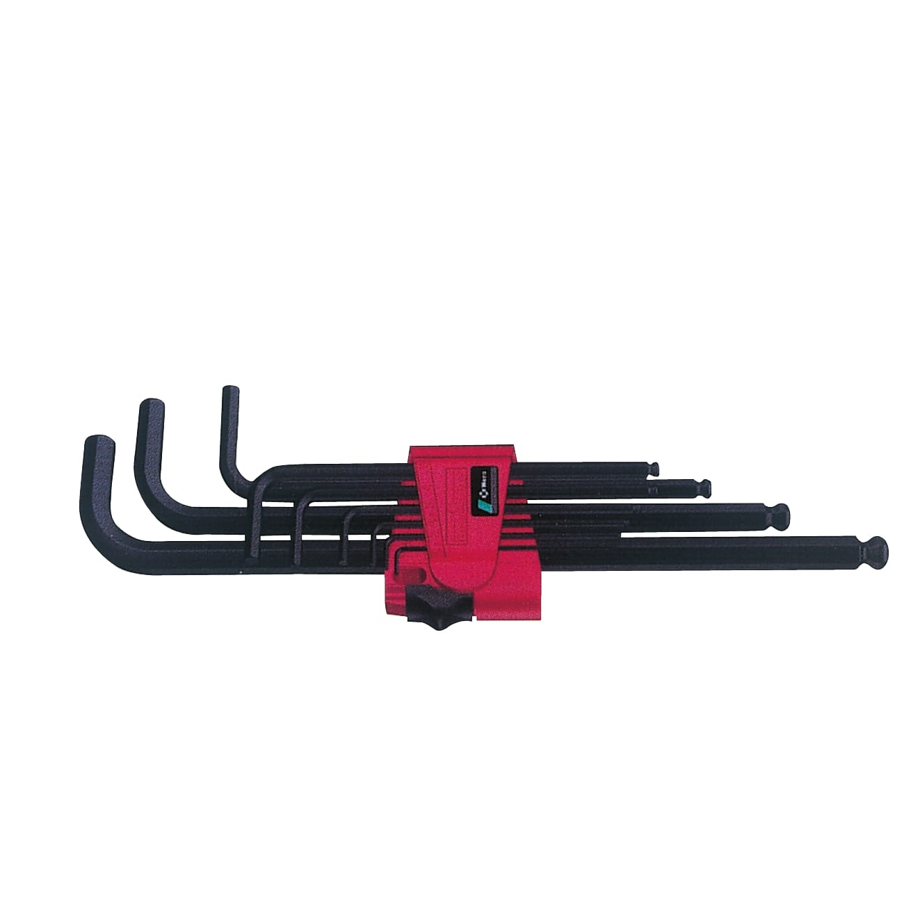 Juego De Llaves Allen Con Cabeza Esférica KS TOOLS (9 Piezas) - Ángulo 108° Para Tornillos De Acceso Dificil - Acero Cromado
