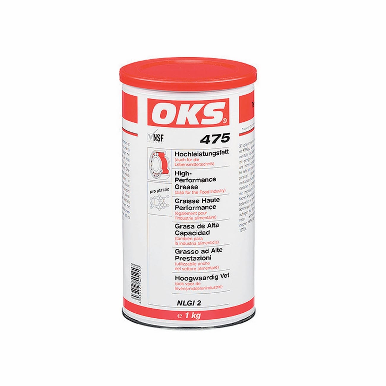 High-performance grease for the food industry 475 OKS