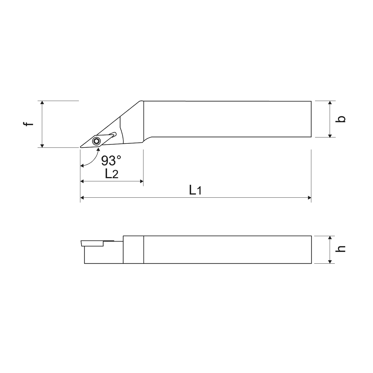 KERFOLG TURN, Drehwendeschneidplatten für die Außendrehbearbeitung mit Schmierung, für positive Wendeschneidplatten - Form V - SVJCR/L