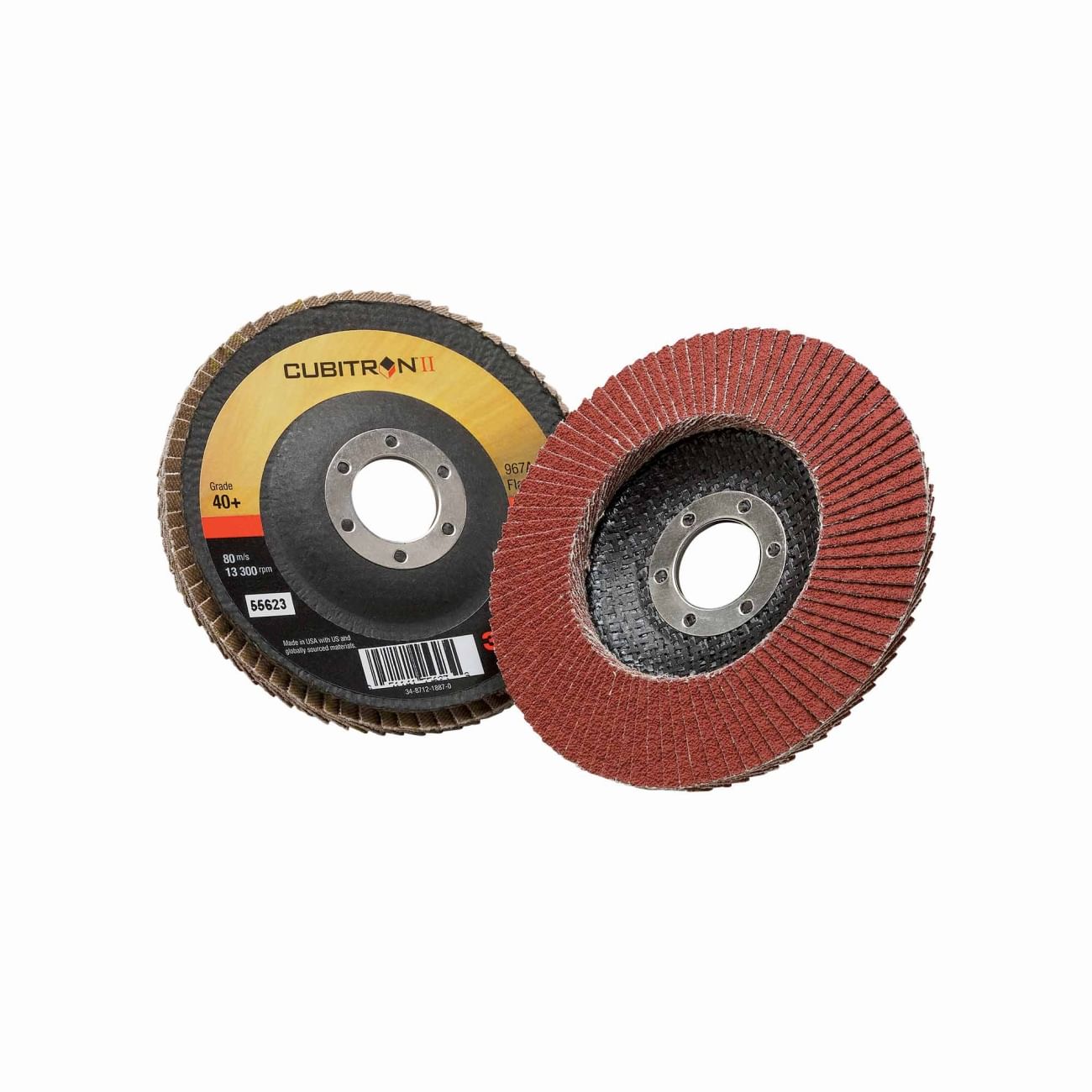Flap grinding discs 3M 967/A CUBITRON II VERSIONE CONICA