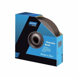 Abrasive cloth in waste reducing rolls 50 mm NORTON R222