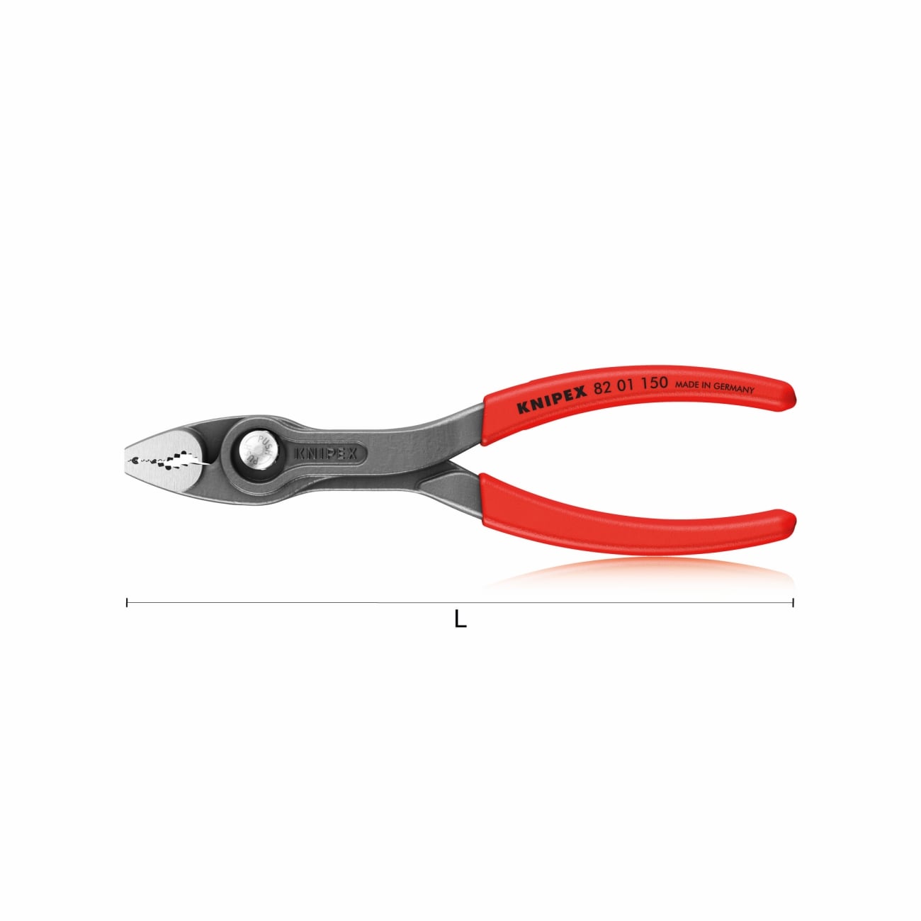 Szczypce nastawne do chwytania z przodu i z boku 82 01 150/200/250  TWINGRIP KNIPEX