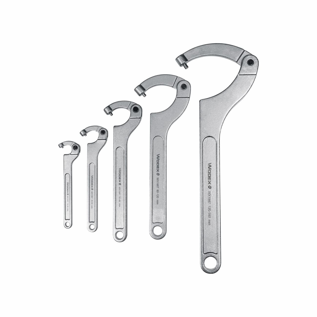 Hinged socket wrench kit WX1987/S5 WODEX