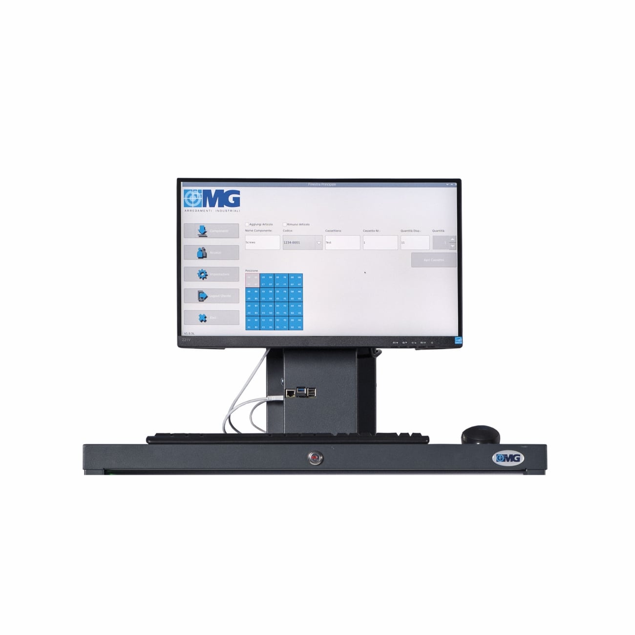 Monitor, keyboard and mouse kit MG MAGRINI