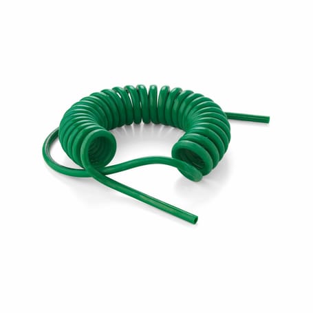 Flame-retardant polyurethane spiral hose CEJN