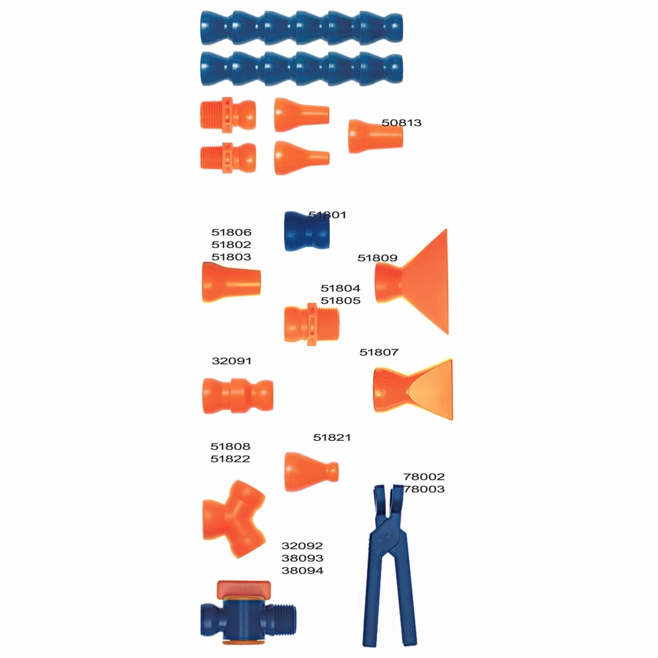 Tubos flexibles montables 1/2" LOC-LINE