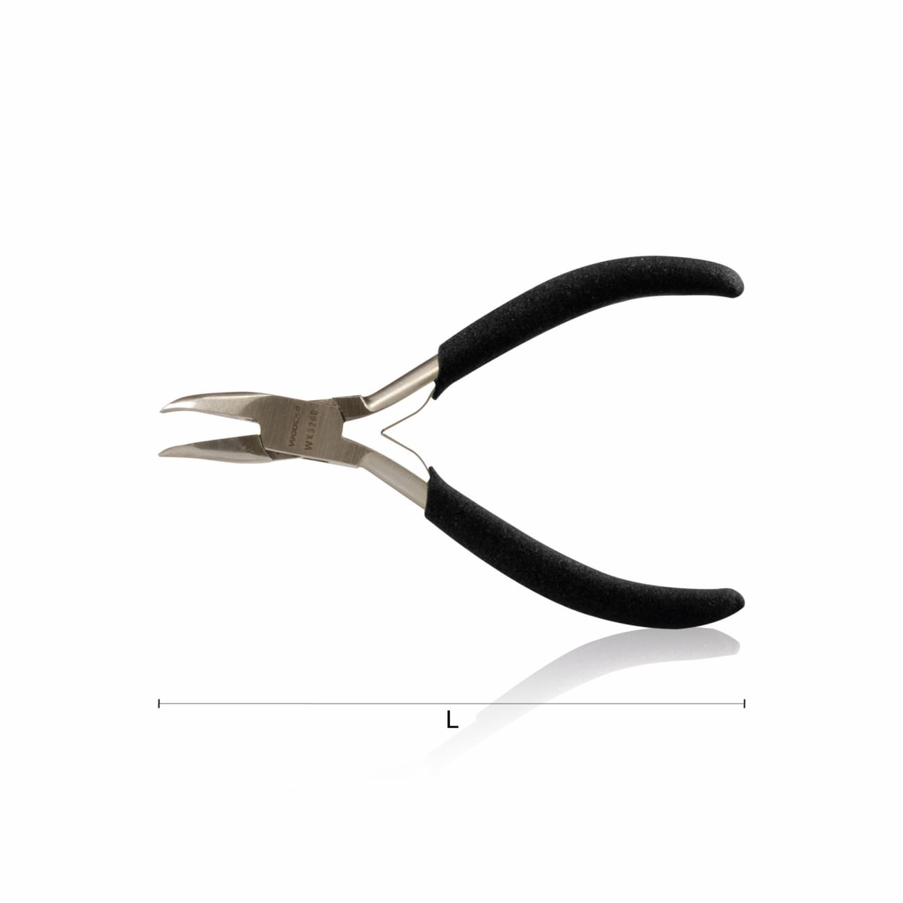 Szczypce półokrągłe wygięte z gładką powierzchnią wewnętrzną WX3260