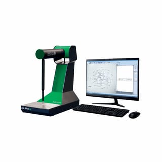 Ręczna maszyna pomiarowa na hali produkcyjnej LA145 ALPA