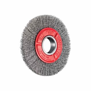 Wheel brushes with hole