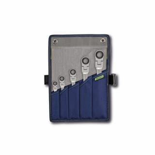 Satz mit gelenkigen Ratschen Ringmaulschlüsseln WX1400/S5 WODEX