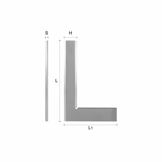High precision squares in hardened stainless steel WRK