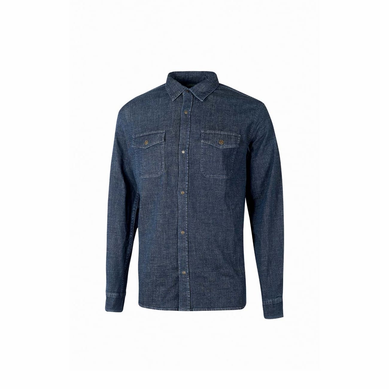 Sustainable work jeans shirt with pockets and press studs MAPLE U-POWER
