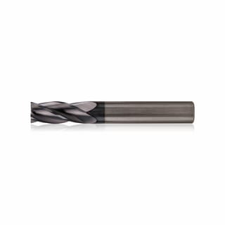 Fresa de metal duro 2–20 mm, 4 filos, hélice de 30°, ángulo de desprendimiento de 9°, arista viva, STANDARD N KERFOLG