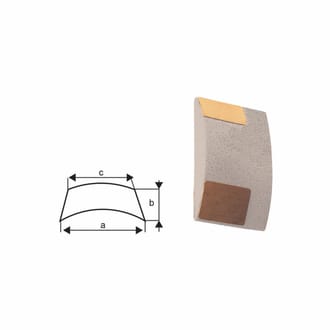 Mola Rettifica Piano Pendolare Per Sgrossatura - 350x40x127 Mm, 93A 46 H8A V217 - Foto 3