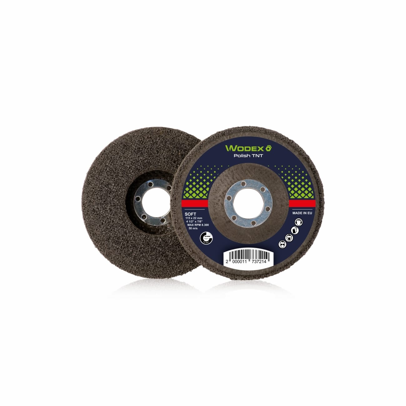 Discs for surface treatment WODEX POLISH TNT