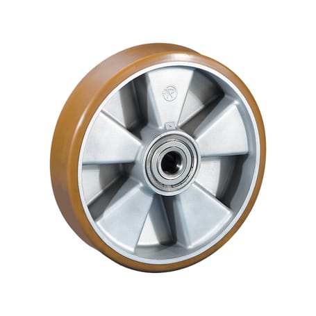Ruota in poliuretano nucleo in alluminio