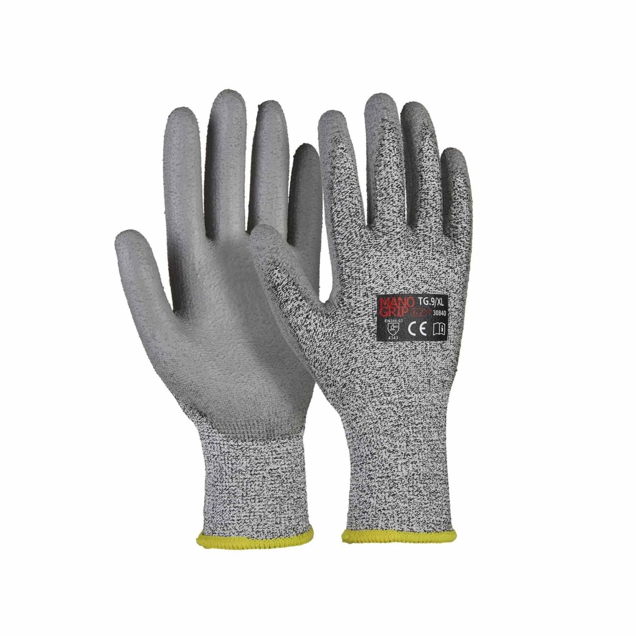 Guantes de trabajo anticorte impregnados en poliuretano MANOGRIP 30840