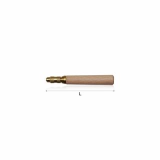 Wooden handles with brass chuck for needle files WODEX WX7795