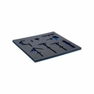 Inserti modellabili in materiale espanso per cassetti LISTA