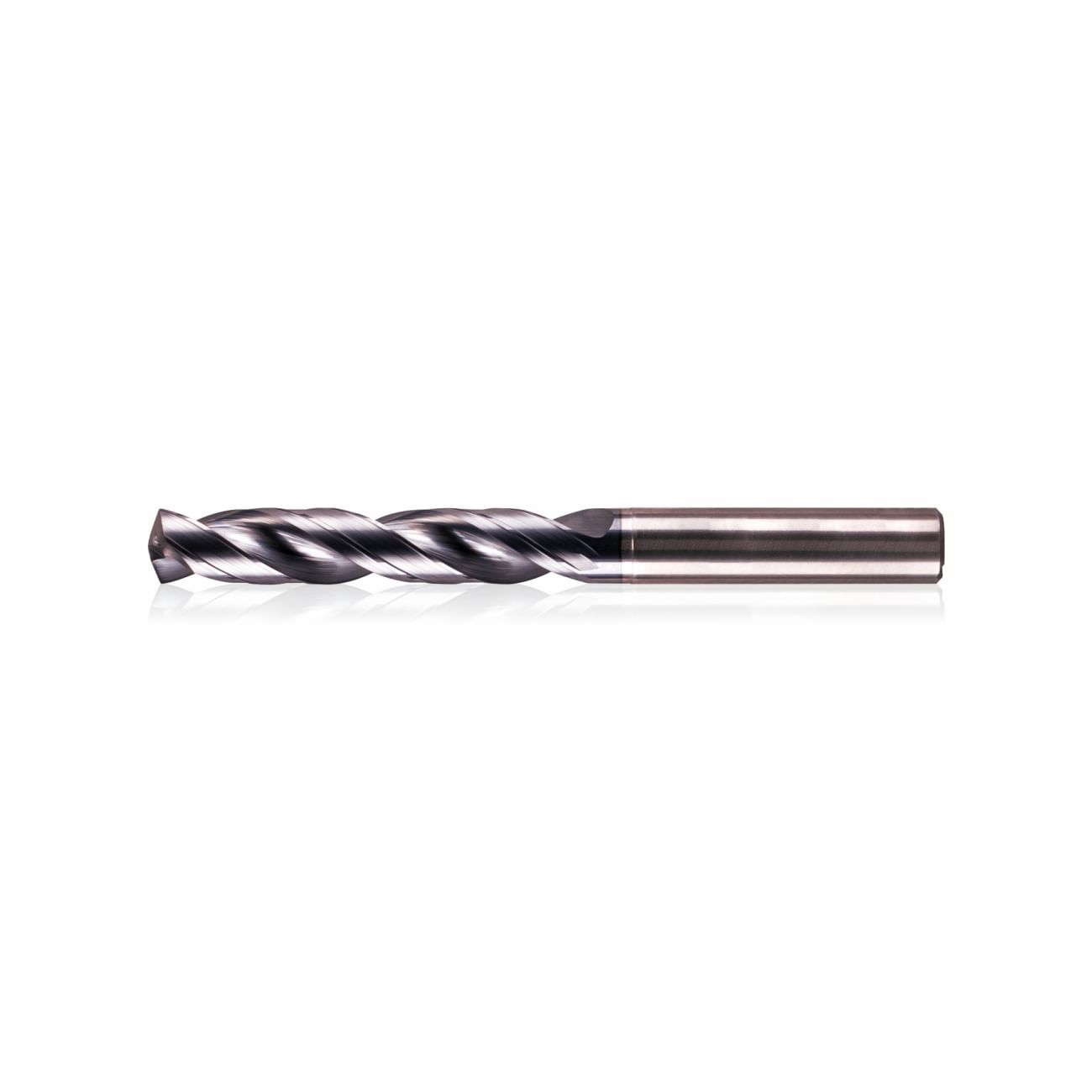 Tungsten carbide double-slotted drill bit 9 140&#176; 5xD with lubrication holes POWER KERFOLG