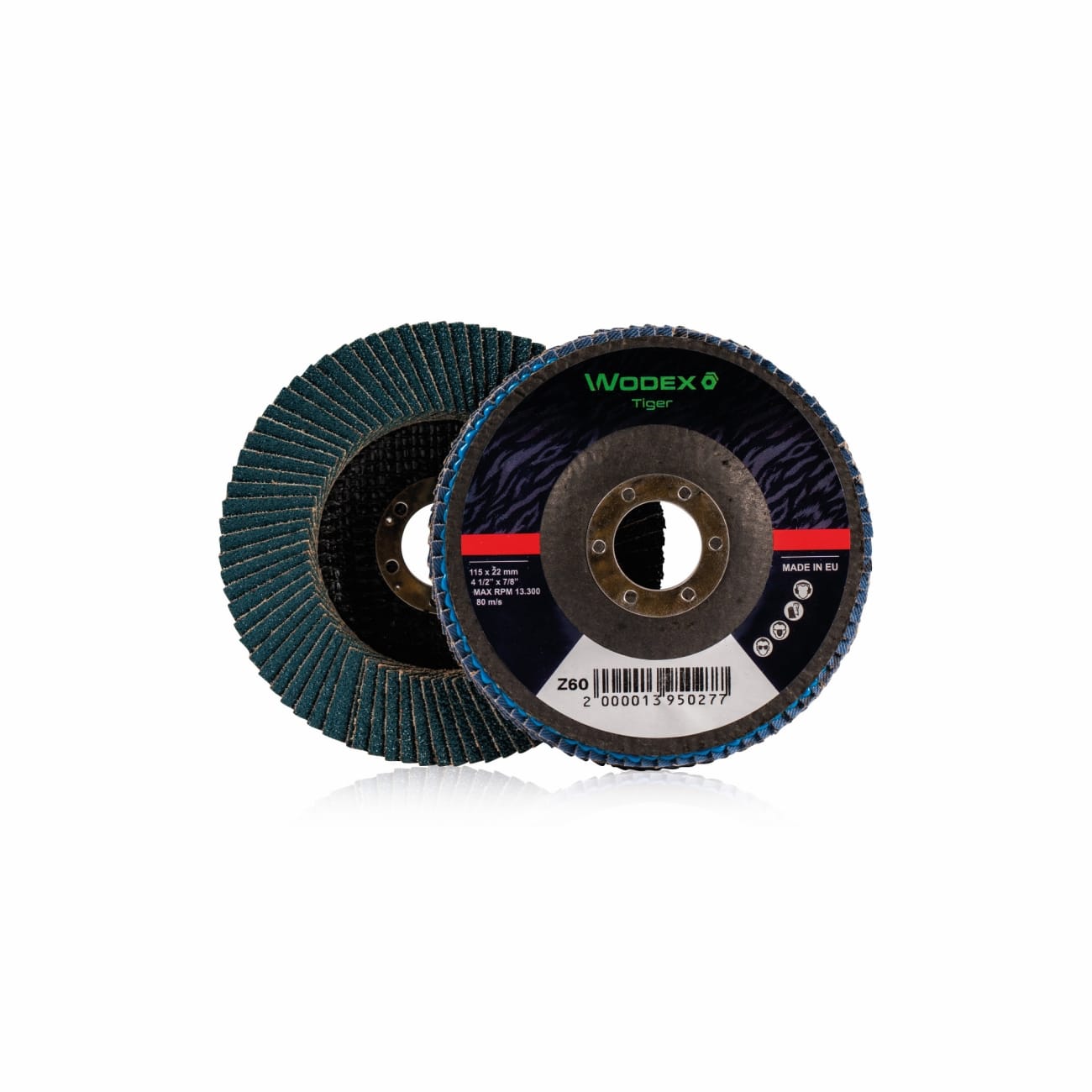Disco lamellare tela zirconio TIGER WODEX