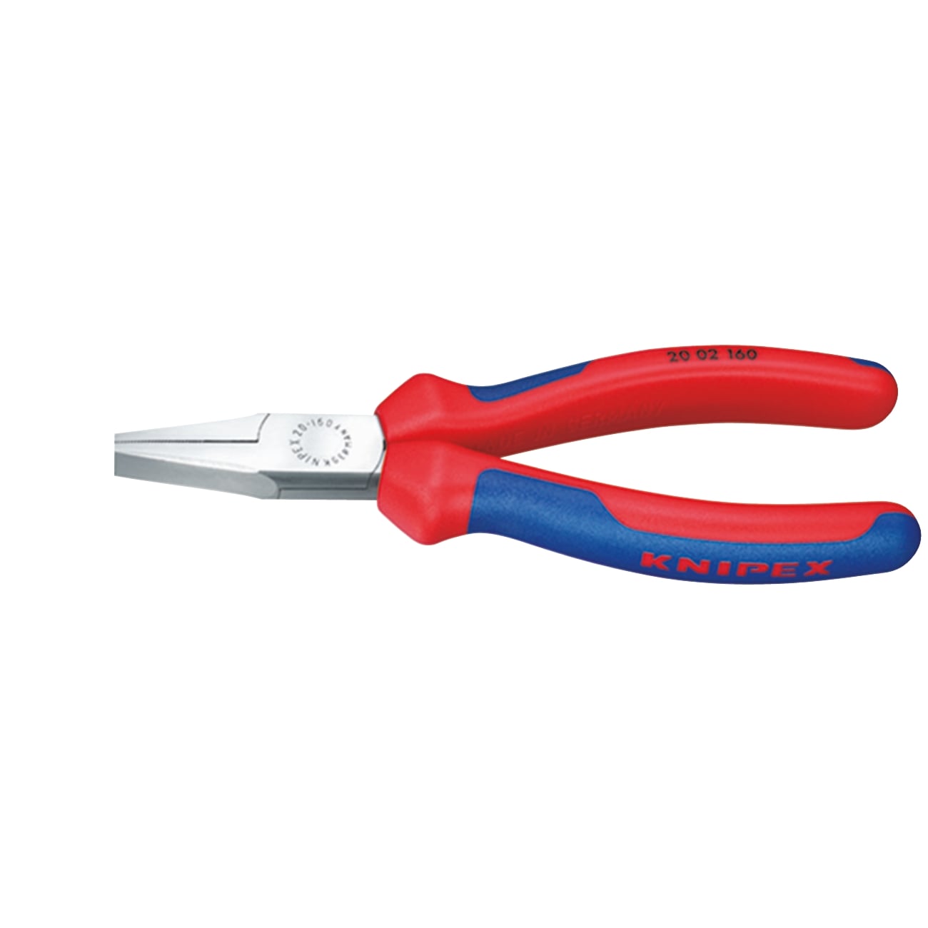 Alicates para mecánica de boca plana y recta KNIPEX 20 02 140/160
