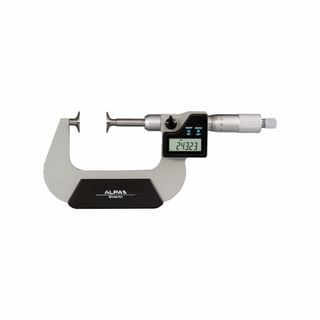 Digital micrometer IP65 with disk contacts ALPA BA050