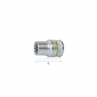 Klucz nasadowy 3/8" z nasadką wielokątną WX2100 WODEX