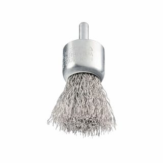 End brushes with shank