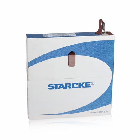 Abrasive cloth extra flexible in waste reducing rolls STARCKE