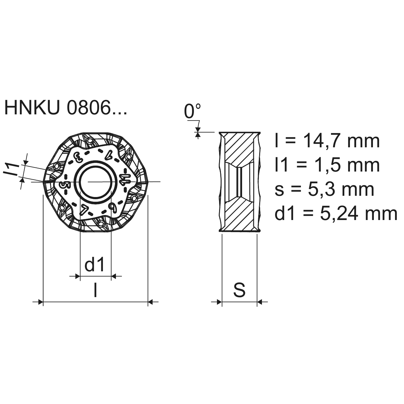 Filiera Tonda Per Filettatura 1/4-20 UNC - Acciaio 9SiCr - Diametro 20mm - Per Riparazione E Lavorazione Viti