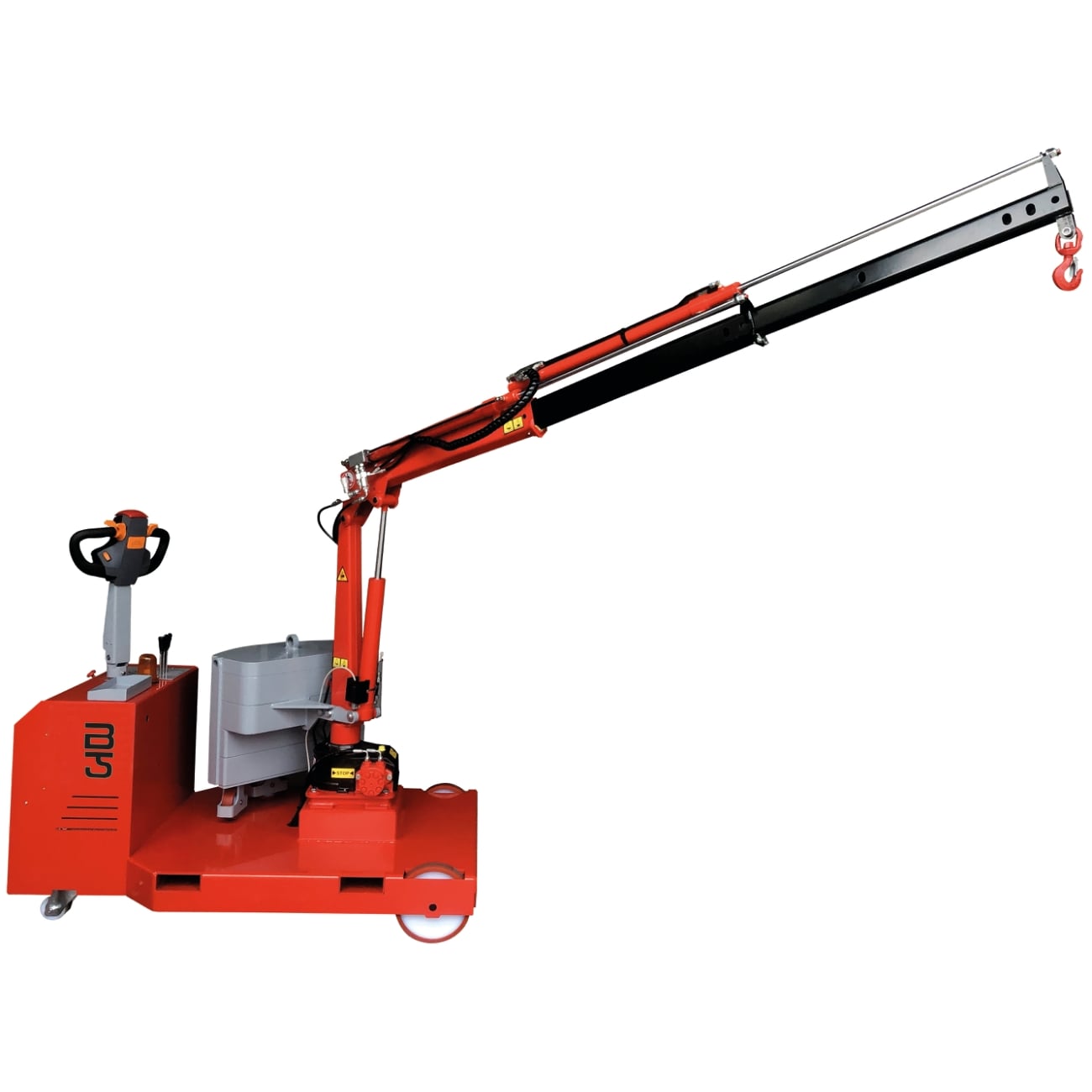 B-HANDLING, Werkstattkrane, motorisiert, mit Ballast-Gegengewicht, um 210° schwenkbar, M9465