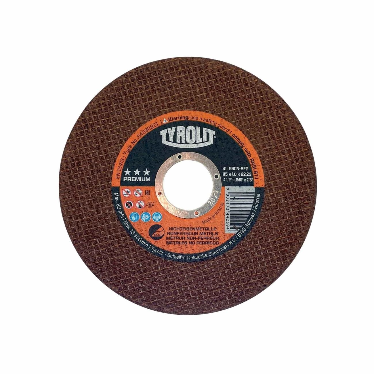 Flat cutting discs for non-ferrous materials TYROLIT